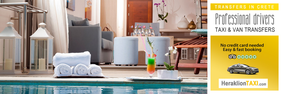 Heraklion Crete Airport Taxi to Castello Hotel in Agios Nikolaos