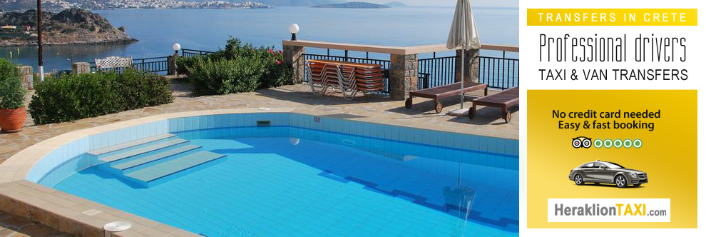 Heraklion Crete Airport Taxi to Ostria Apts in Agios Nikolaos