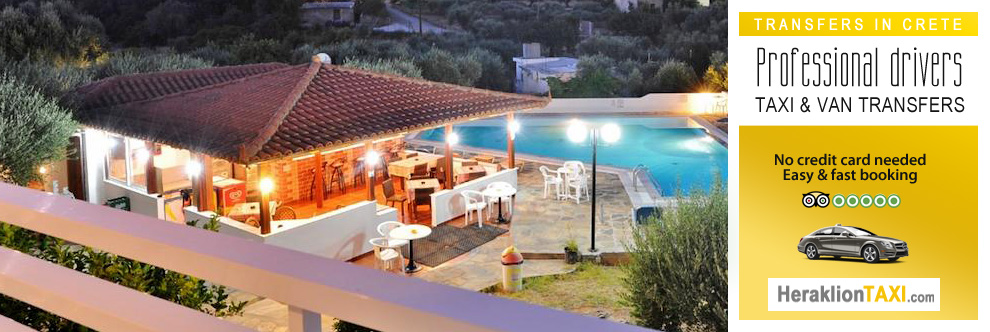 Heraklion Crete Airport Taxi to Primavera Paradise in Agios Nikolaos