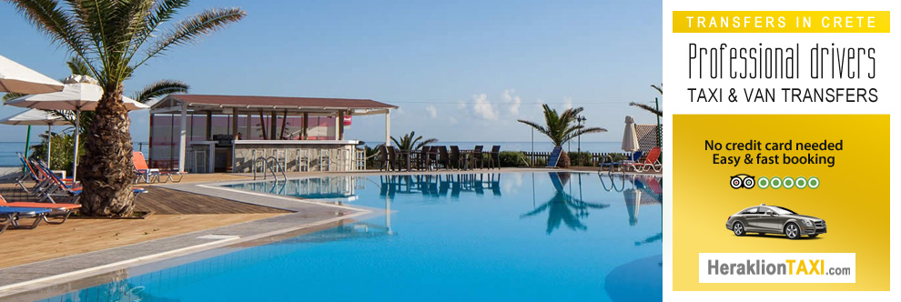 Heraklion Crete Airport Taxi to Akti Corali in Amoudara