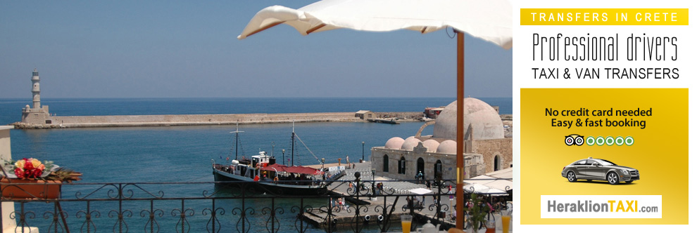 Heraklion Crete Airport Taxi to Belmondo Hotel in Chania City