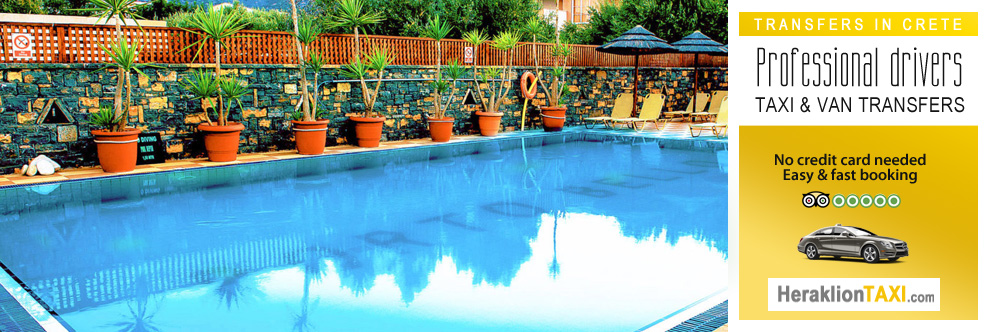 Heraklion Crete Airport Taxi to Corali Studios and Portabello Apts in Elounda
