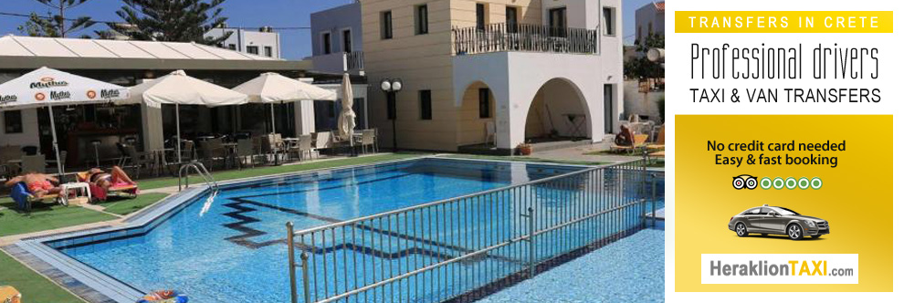 Heraklion Crete Airport Taxi to Artemis Apts in Gouves