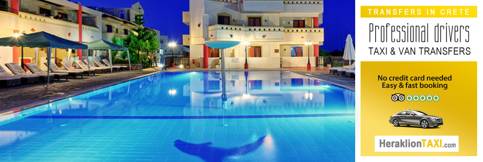 Heraklion Crete Airport Taxi to St. Constantin in Gouves