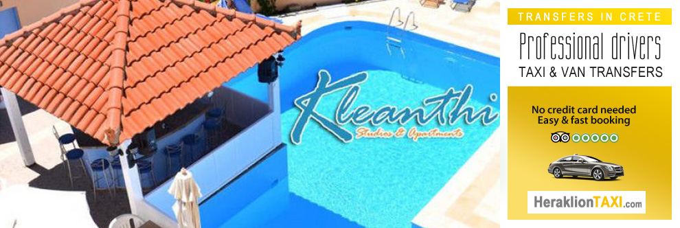 Heraklion Crete Airport Taxi to Kleanthi Hotel in Gouves