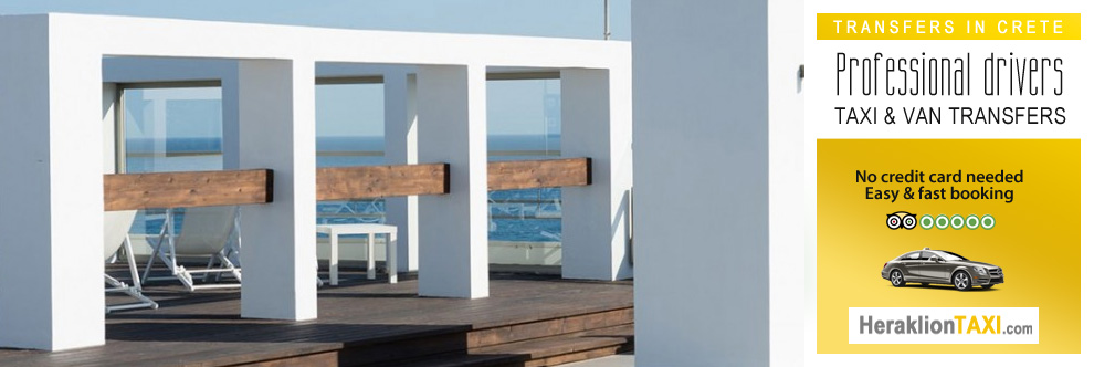 Heraklion Crete Airport Taxi to Atlantis Hotel in Heraklion City