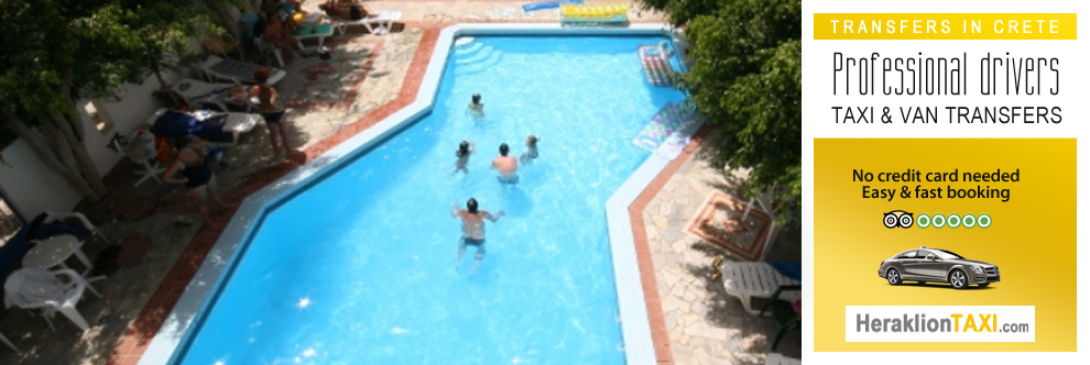 Heraklion Crete Airport Taxi to Thalia Hotel in Hersonissos