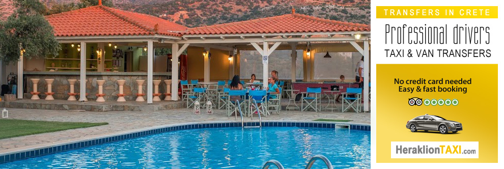 Heraklion Crete Airport Taxi to Ibiscus Hotel in Malia