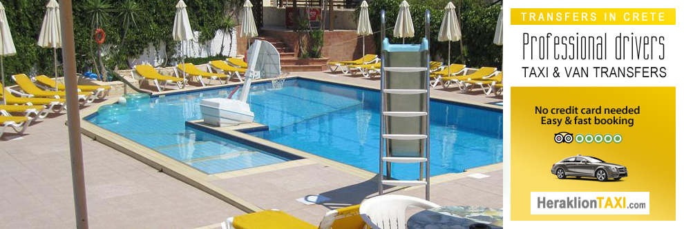 Heraklion Crete Airport Taxi to Amazones Villas in Stalis