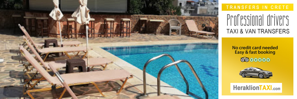 Heraklion Crete Airport Taxi to Aphrodite Apts in Stalis