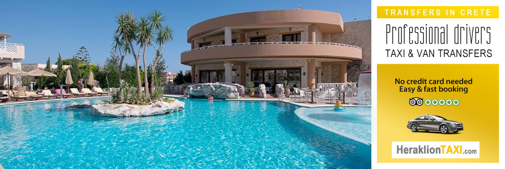 Heraklion Crete Airport Taxi to Cactus Royal in Stalis