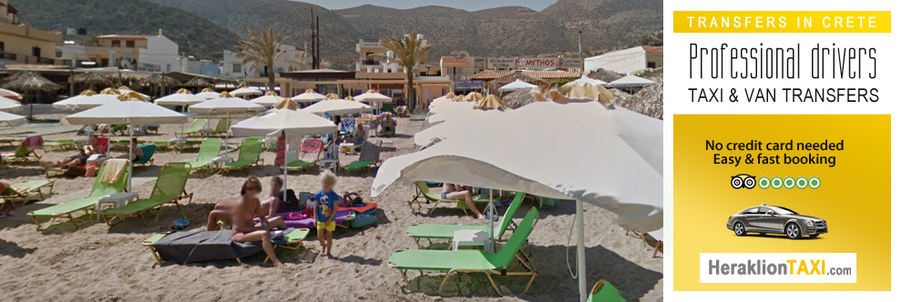 Heraklion Crete Airport Taxi to Pegasus Hotel in Stalis